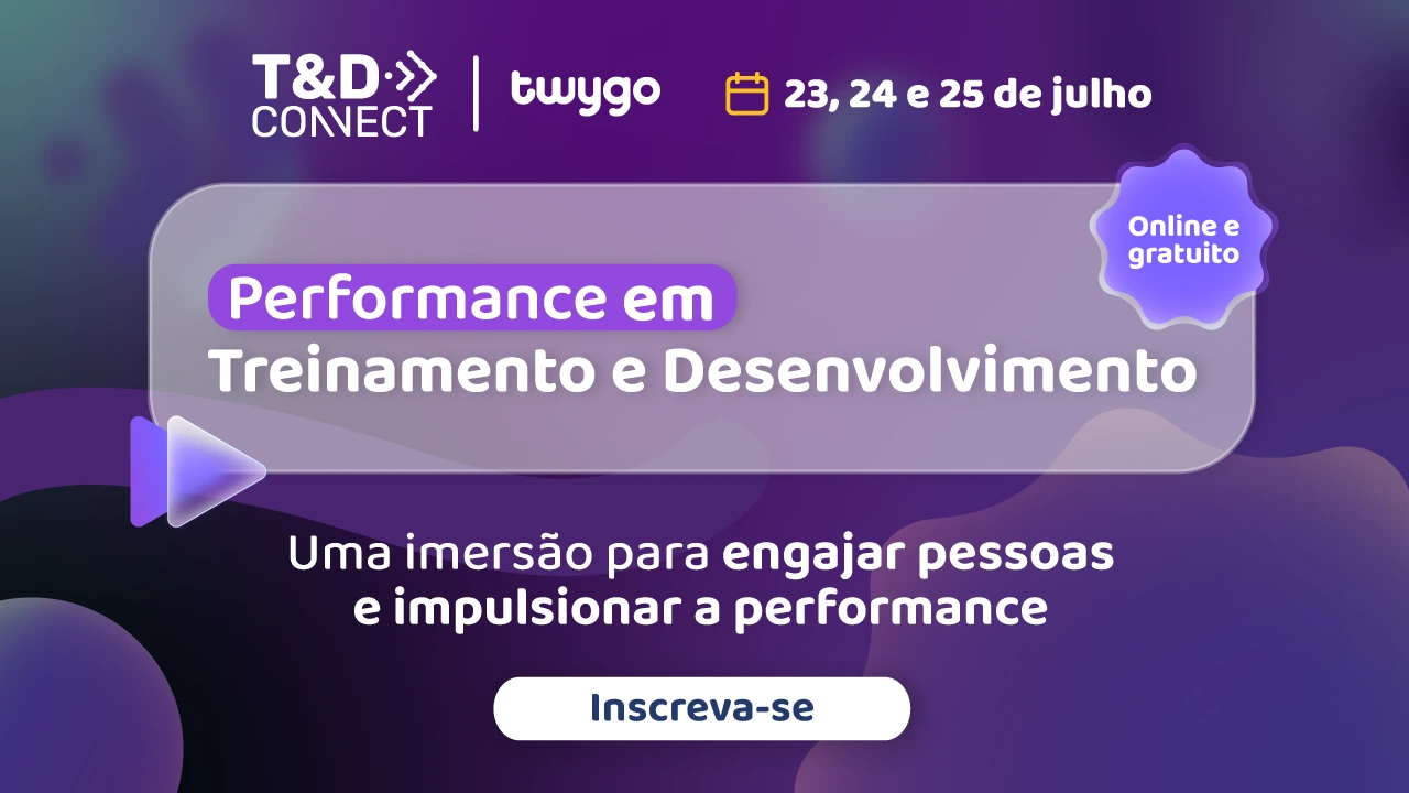 imagem de divulgação do T&D connect: performance em treinamento e desenvolvimento
