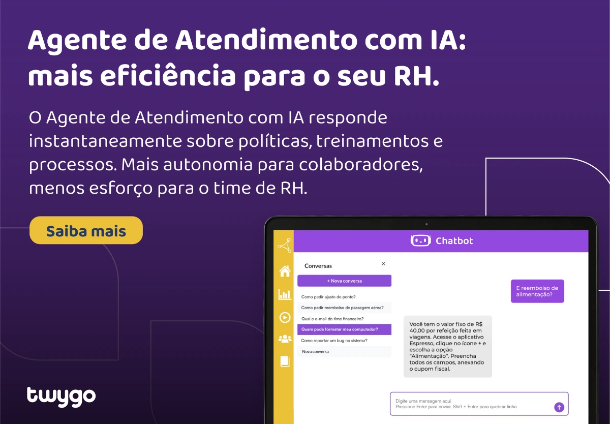 agente de atendimento com ia da twygo ajuda em procedimento operacional padrão